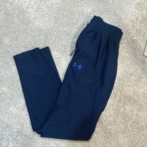 EUC men’s Under Armour fitted navy blue pants